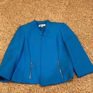 Kasper size 10 blue jacket